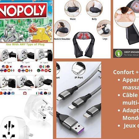 Mona Lisa : Superbe Loft Centre Ville - Parking Gratuit - Wifi Ultra Rapide-Appareil Massage-Netflix-Jeu Societe Troyes Exteriör bild